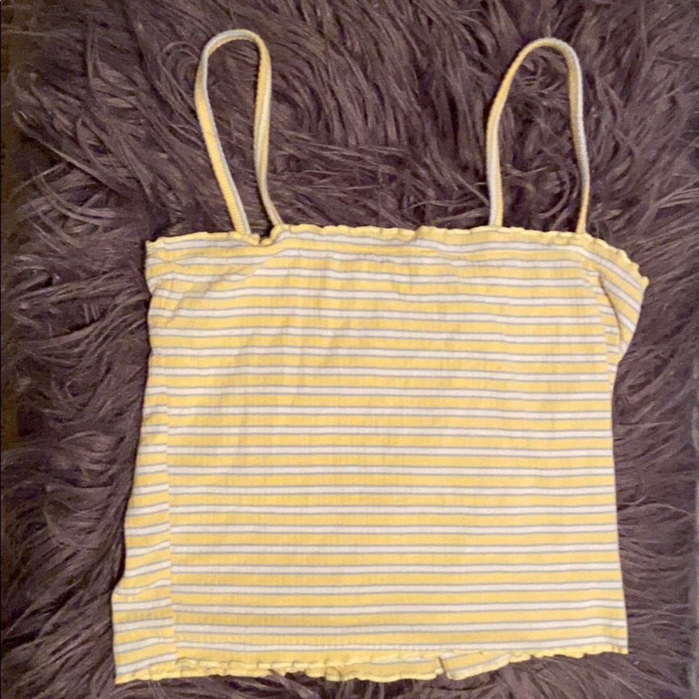 Pacsun Yellow Crop Tank